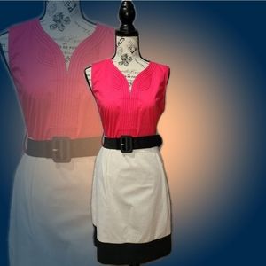 *NWOT Leshop Colorblock Midi Dress